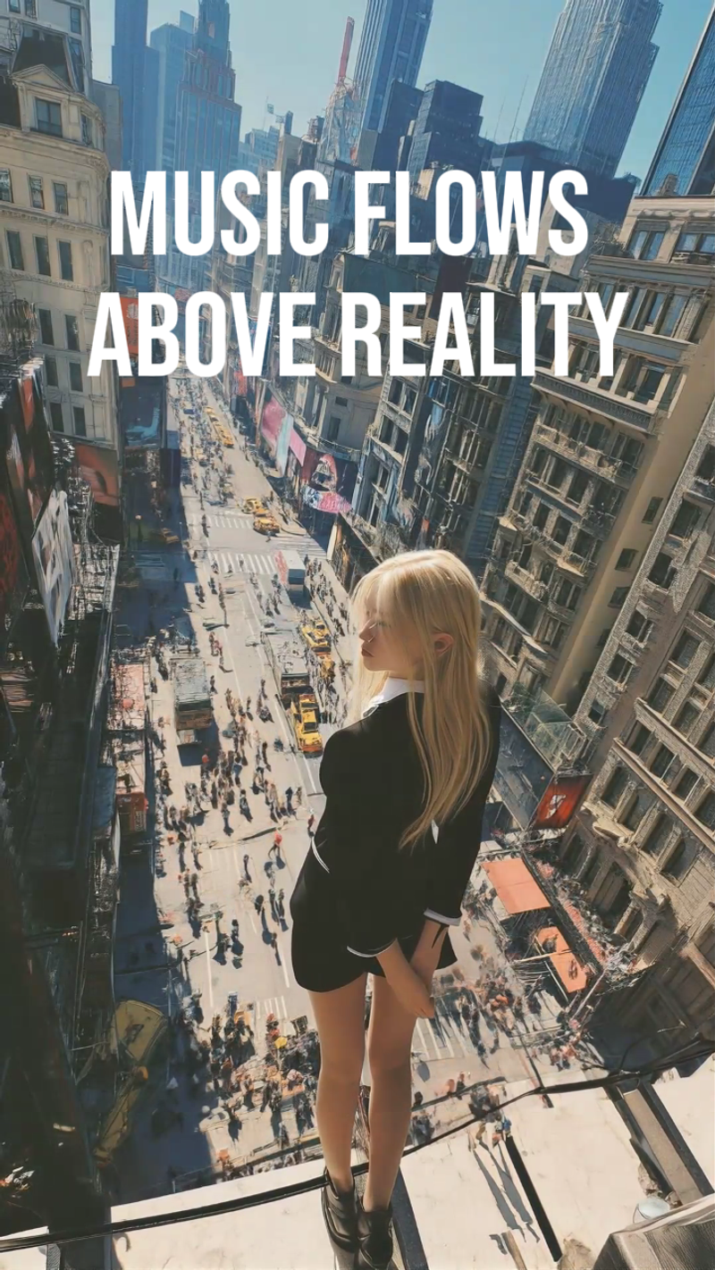 Music flows above reality 