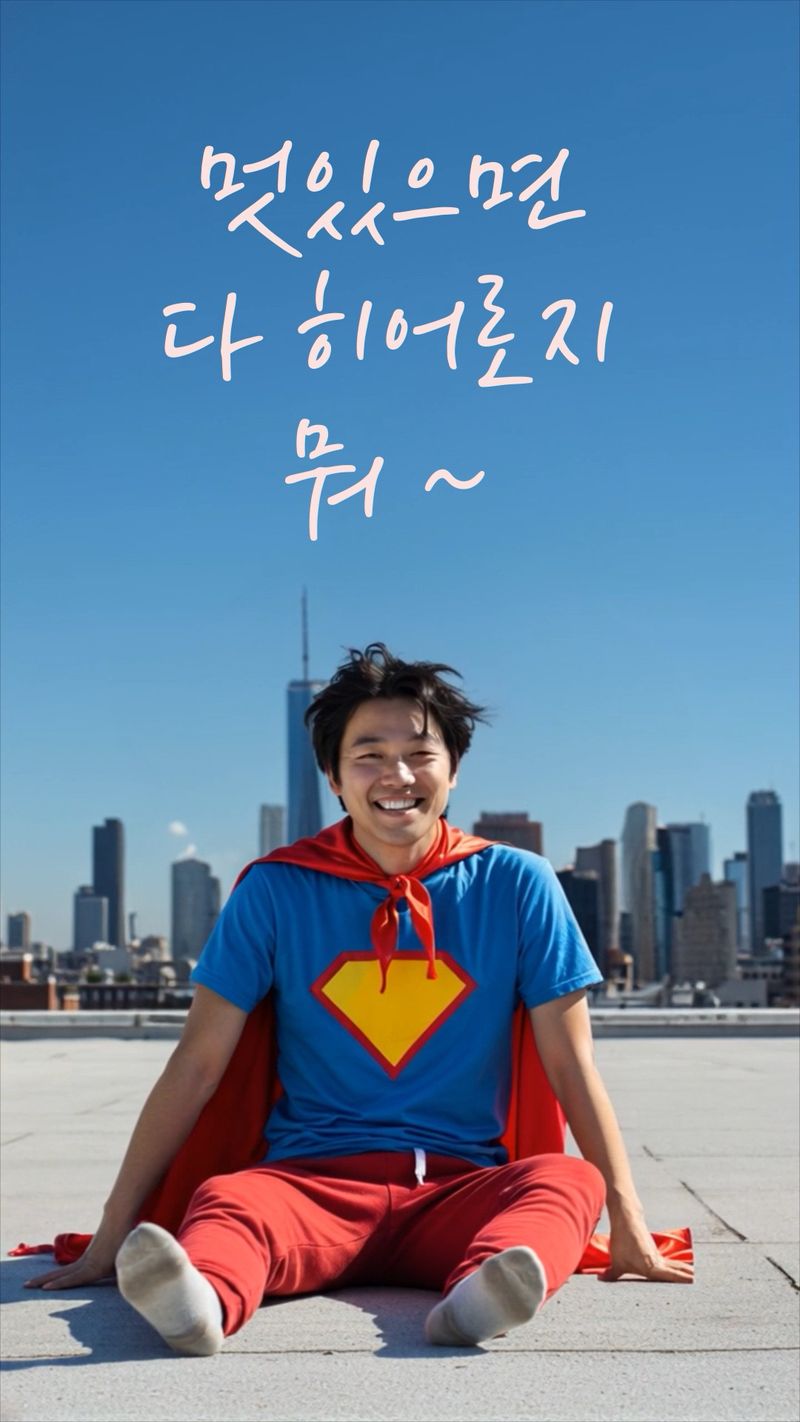 멋있으면 다 히어로지 뭐~