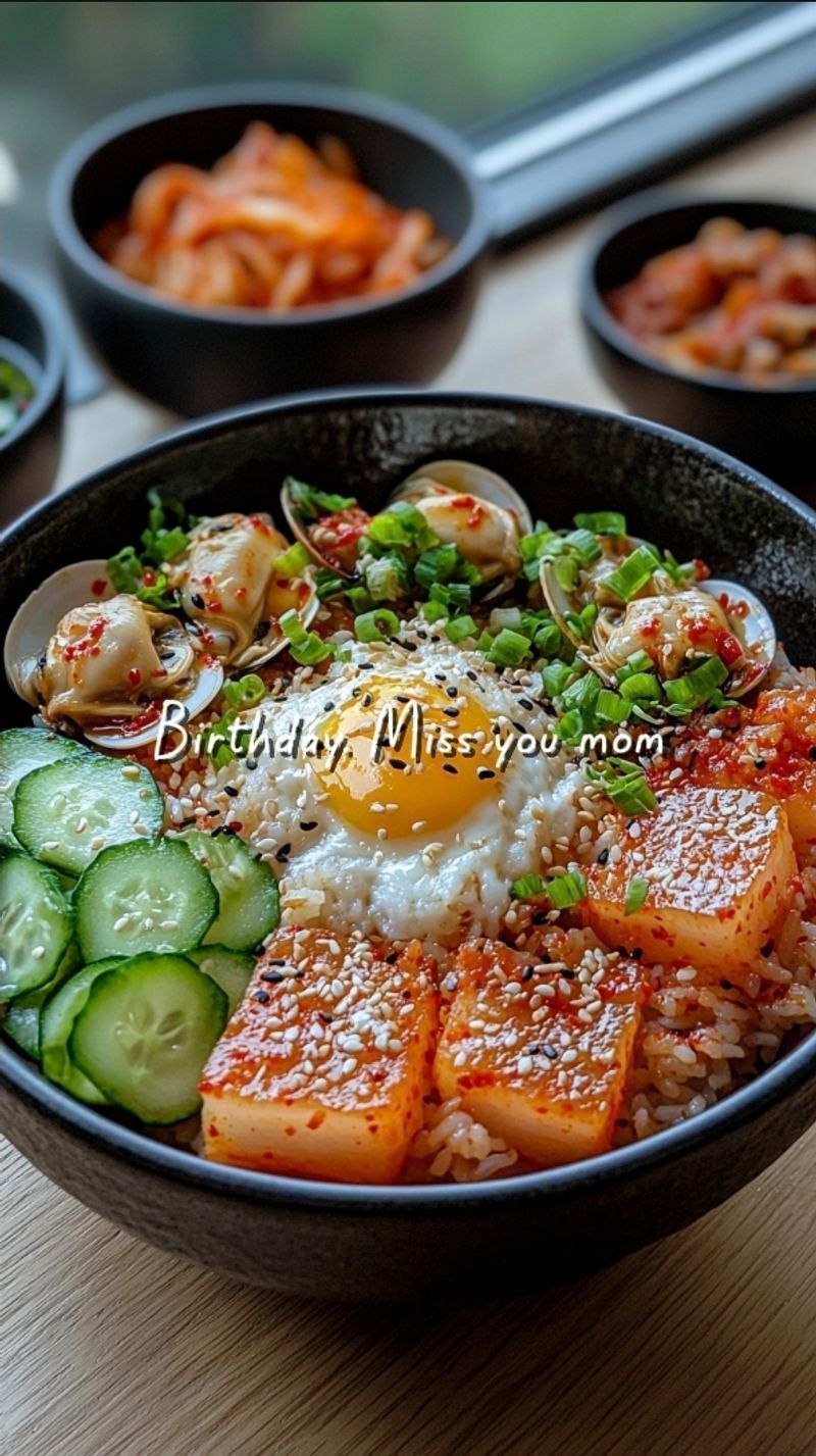 생일날. 그리운 엄마의 밥상