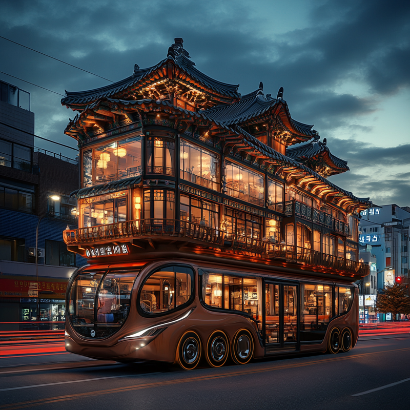 🚍 미래를 달리는 한옥 – 전통과 기술의 조화 🏮