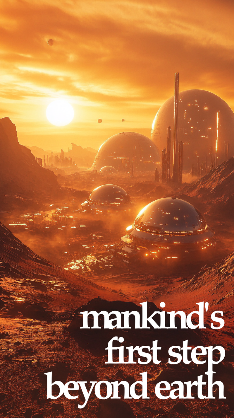 Mankind's first step beyond earth