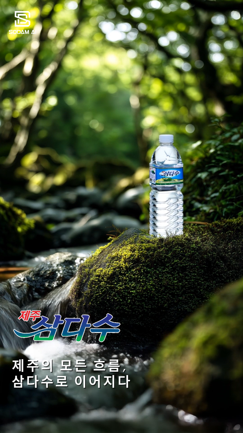 제주 삼다수 AI 광고 영상